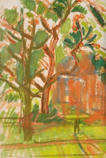 Sommarlandskap Med Hus - view 1
