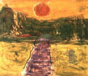 En V,g I Aftonljus by Carl Kylberg