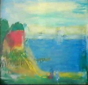 Mot Havet Fran Min Tradgard by Carl Kylberg