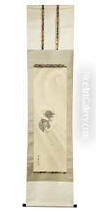 Kakejiku (2 Works) by Kawanabe Kyosai