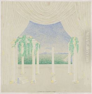 Stage Design For Nepremoeni, By J.b. Foerster (jevi Tni Navrh Pro Operu Nepremoeni) by Frantisek Kysela