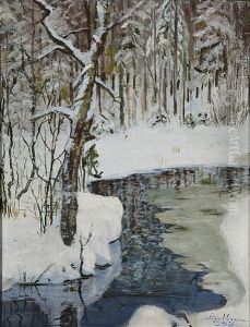 Wintry River by Juho Kyyhkynen
