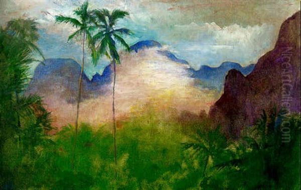 Uponohu, End Of Cook's Bay, Island Of Morea, Sunset - view 1