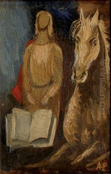 Personnage Et Cheval - view 1