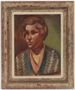 Portrait De Femme by Amedee Marie Dominique Dubois de La Patelliere