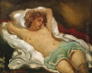 Nu Assoupi by Amedee Marie Dominique Dubois de La Patelliere
