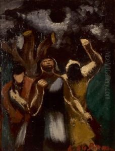 L'eclipse by Amedee Marie Dominique Dubois de La Patelliere