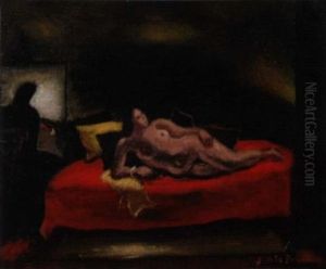 Le Peintre Et Son Modele by Amedee Marie Dominique Dubois de La Patelliere