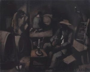 La Buveur Dans Le Cellier