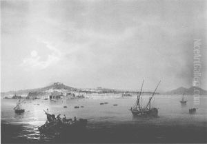 View Of The Blue Grotto by Gioacchino La Pira