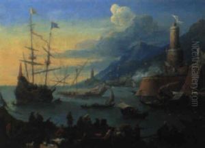 Vue De Port Imaginaire