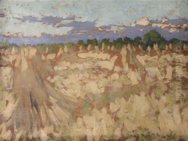 Sketch Of A Cornfield - view 1