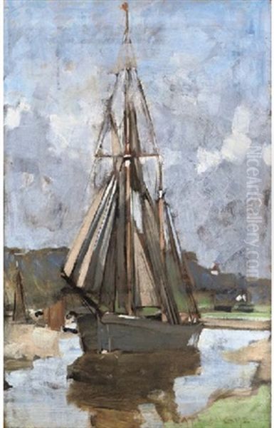 Boat In An Estuary - view 1