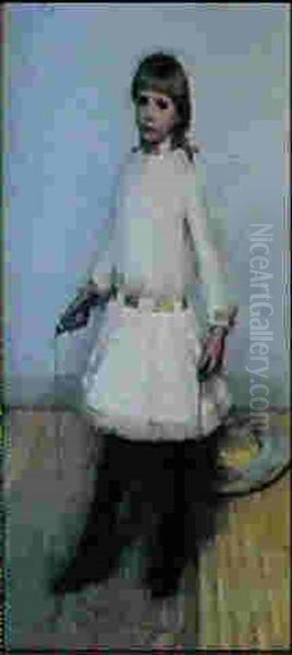 Portrait Of A Girl With A Skipping Rope - view 1