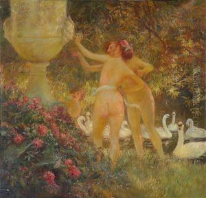 Die Drei Grazien by Gaston La Touche