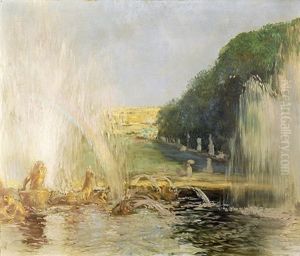 Versailles, Les Grandes Eaux by Gaston La Touche