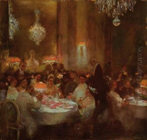 Apres Le Bal by Gaston La Touche