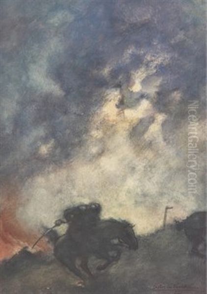 Chevalier Dans Une Tempete - view 1