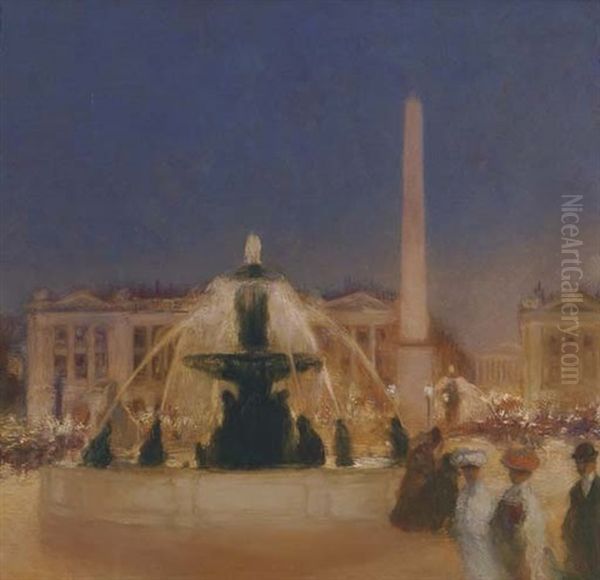 Place De La Concorde, Le Soir - view 1