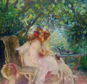 La Joie Maternelle by Gaston La Touche