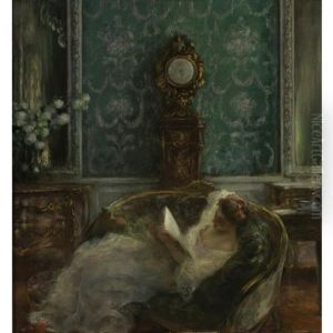 La Liseuse by Gaston La Touche