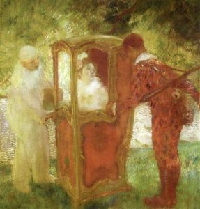 Pierrot, Arlequin Et Une Jeune Femme Pierrot, Arlequin Et Une Jeune Femme