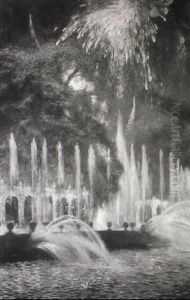 Le Feu D'artifice by Gaston La Touche