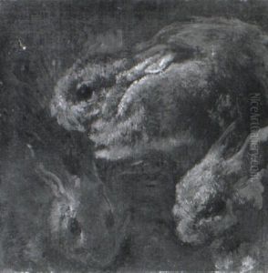 A Study Of Rabbits by Gaston La Touche