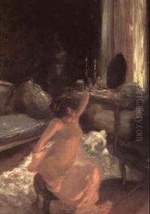 Dans Le Boudoir by Gaston La Touche