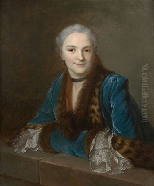 Portrait De Marie-gabrielle-louise De La Fontaine Solare De La Boissiere, Epouse Du Marquis De Sesmaisons - view 1