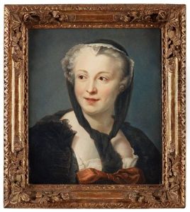 Madame De Graffigny by Maurice Quentin de La Tour