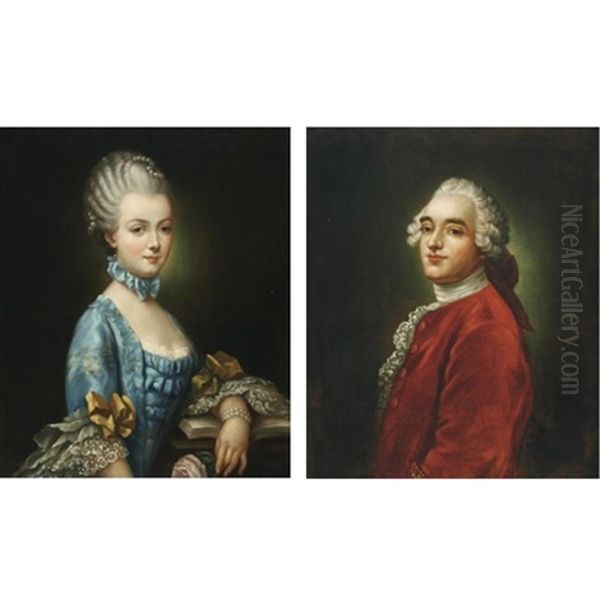 Portrait Of A Noblewoman (+ Portrait Of A  Nobleman; 2 Works) - view 1