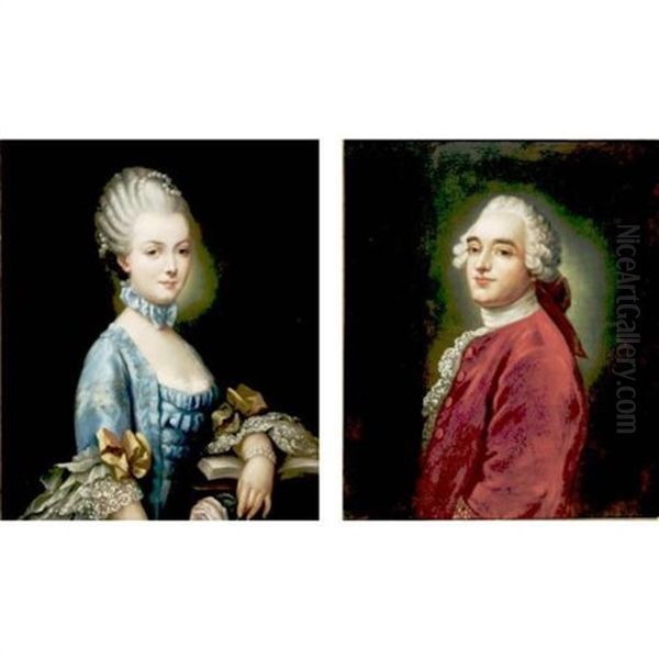 Portrait Of A Nobleman (+ Noblewoman; Pair) - view 1