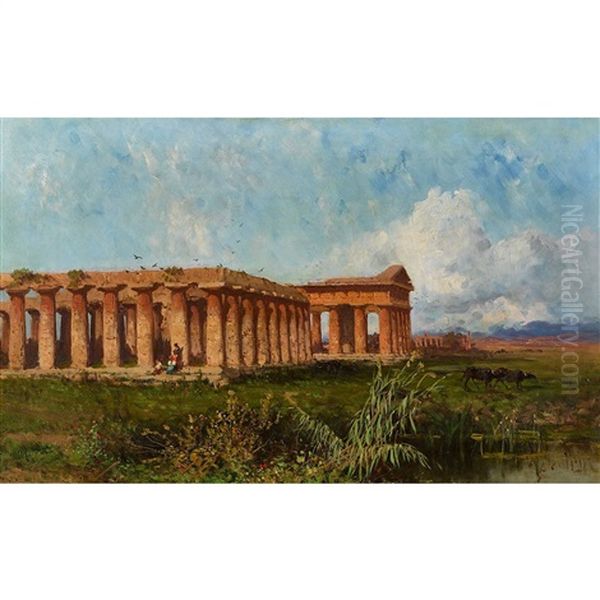 Die Tempelruinen Von Paestum - view 1