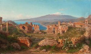 Ruins At Taormina, 1872
