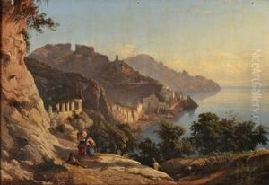 Vue D'amalfi by Alessandro la Volpe