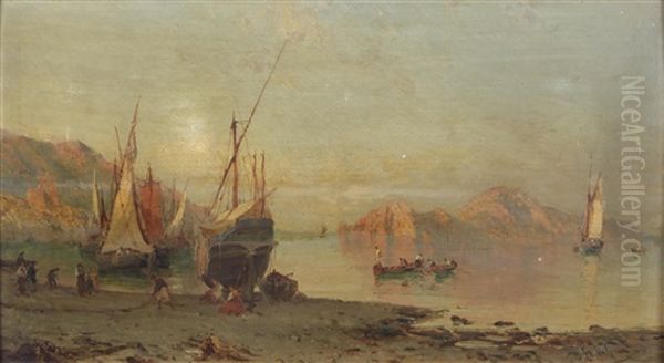 Fishing Boats On The Italian Coast - view 1