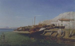 Barche In Secco Nell'isola Barche In Secco Nell'isola