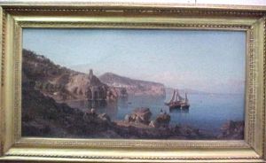 View Of The Italian Coast by Alessandro la Volpe