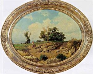 Contadino Nel Paesaggio by Alessandro la Volpe