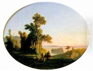 Nisida Ed Ischia Da Posillipo by Alessandro la Volpe