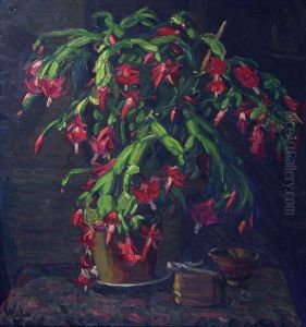 Bluhendes Epiphyllum by Wilhelm Laage