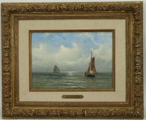 Zeilende Pink by Gerard Van Der Laan