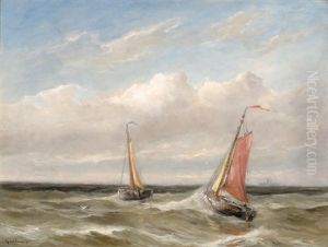 Two Ships On A Stormy Sea Two Ships On A Stormy Sea