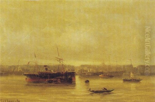 Schiffe Vor Rotterdam - view 1