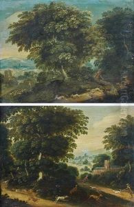 Scene De Chasse A Courre Au Lievre Scene De Chasse A Courre Au Cerf by Jasper van der Laanen