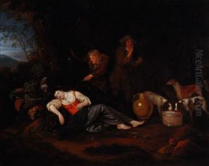 Sleeping Woman by Adriaen Cornelisz. Beeldemaker