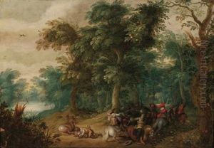 Escarmouche En Lisiere De Foret