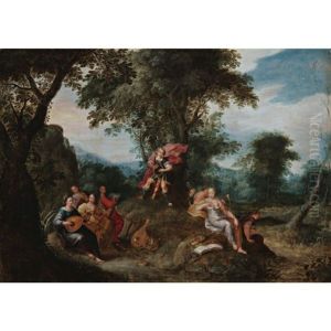 Apollo And The Muses by Jasper van der Laanen