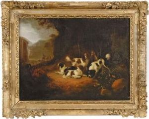 Meute D'epagneuls Au Repos by Adriaen Cornelisz. Beeldemaker